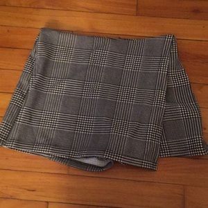 Plaid skort